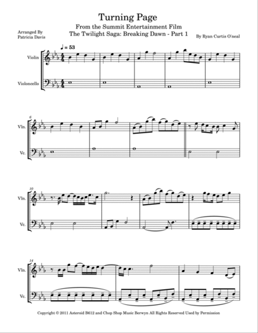 Turning Page String Duet scores gallery preview page 3