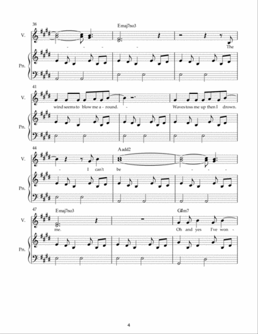 Steven H. Boothe What am I Doing Here Album 1 PVG Piano, Vocal, Guitar scores gallery preview page 5