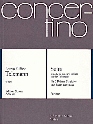 Book cover for Suite in E Minor