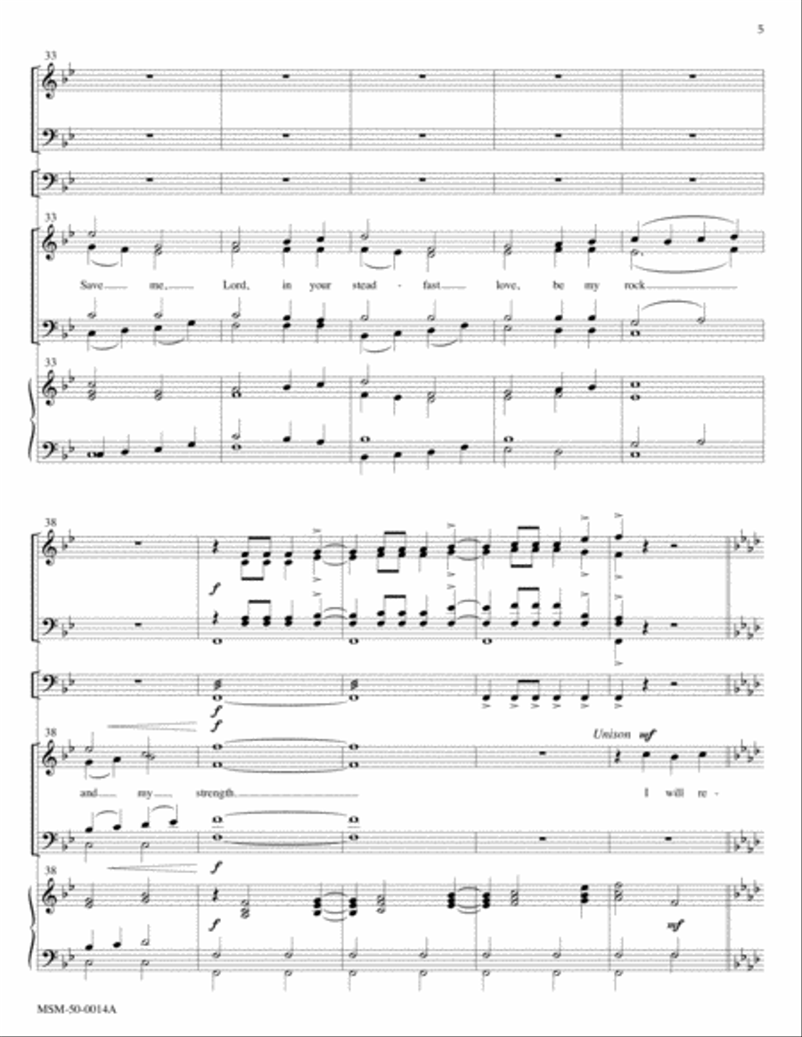 In You, O Lord, I Will Place My Trust Choir scores gallery preview page 5