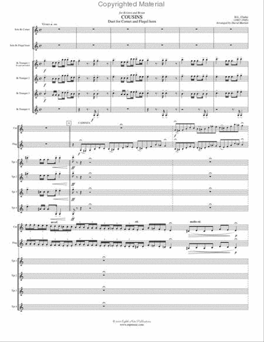 Cousins Small Ensemble scores gallery preview page 2