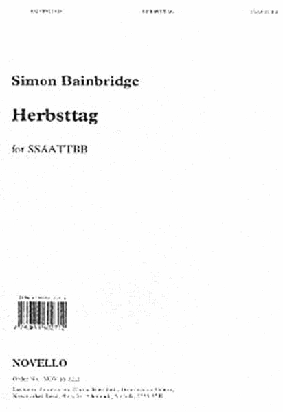 Simon Bainbridge: Herbsttag