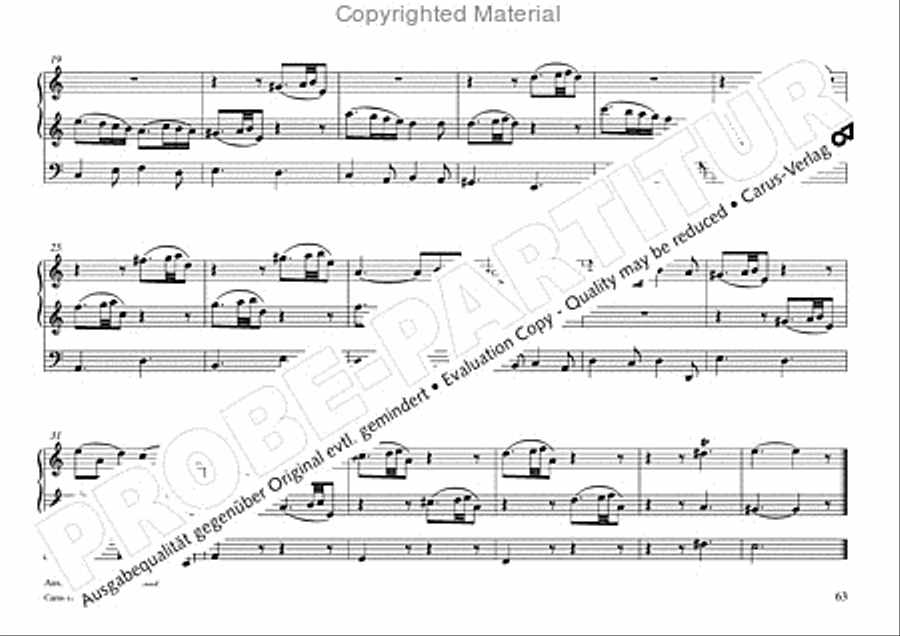 Freiburger Orgelbuch: Stammteil Organ Solo scores gallery preview page 64