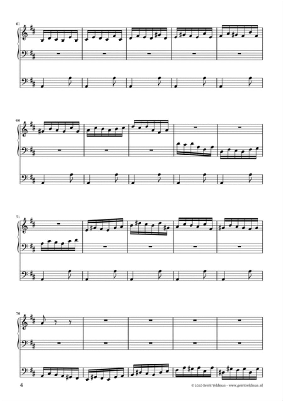 Psalm 150 (toccata) Organ Solo scores gallery preview page 4