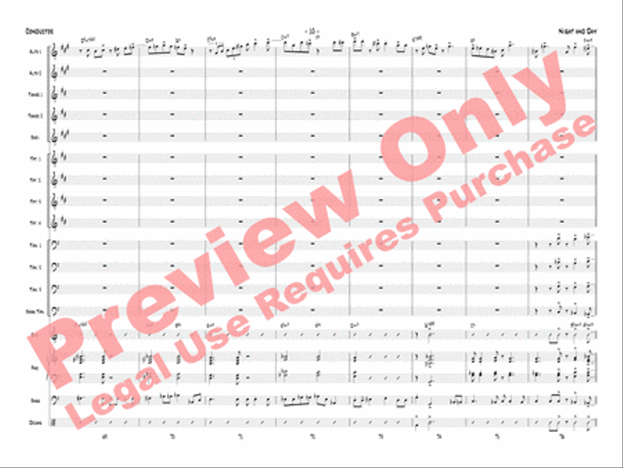 Night and Day Night and Day Jazz Ensemble scores gallery preview page 13