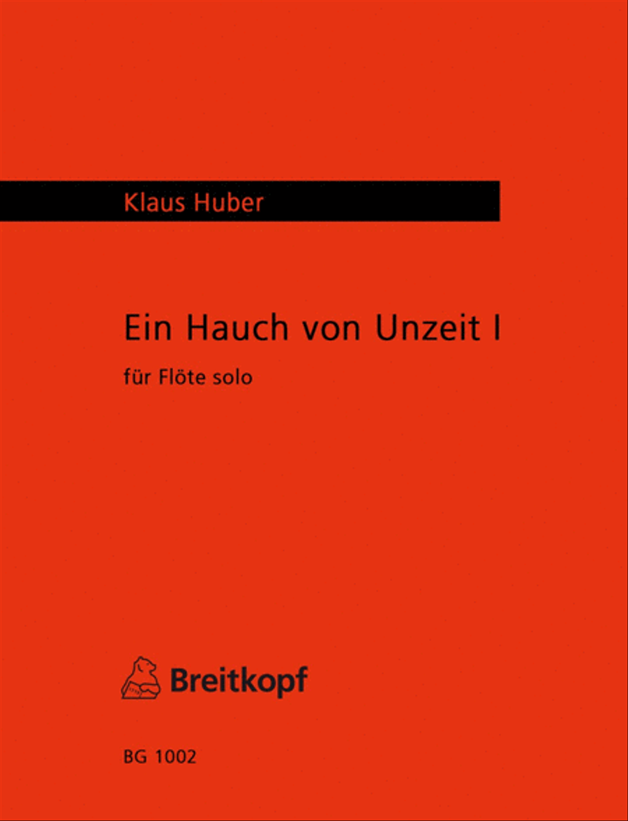 Ein Hauch von Unzeit Flute Solo scores gallery preview page 1