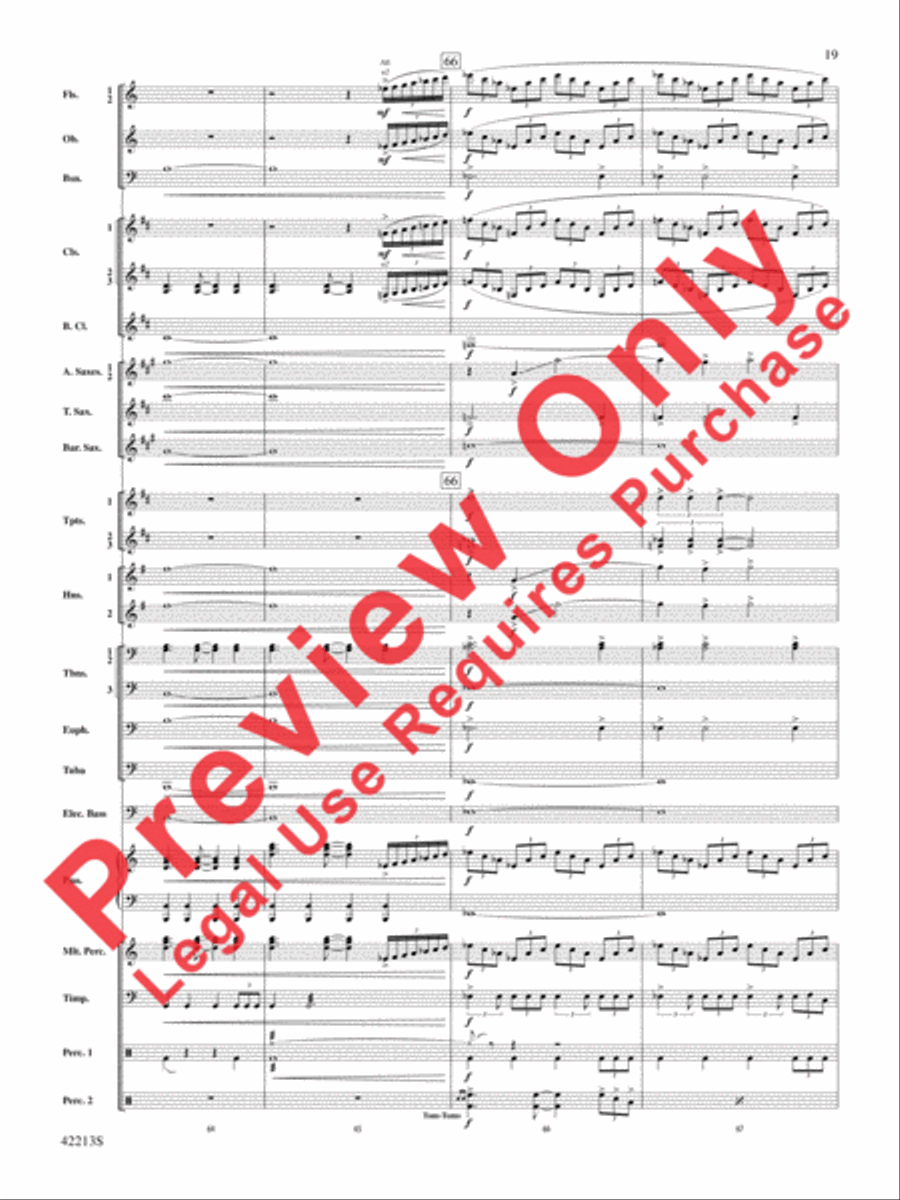 At the Movies with Hans Zimmer Concert Band scores gallery preview page 20