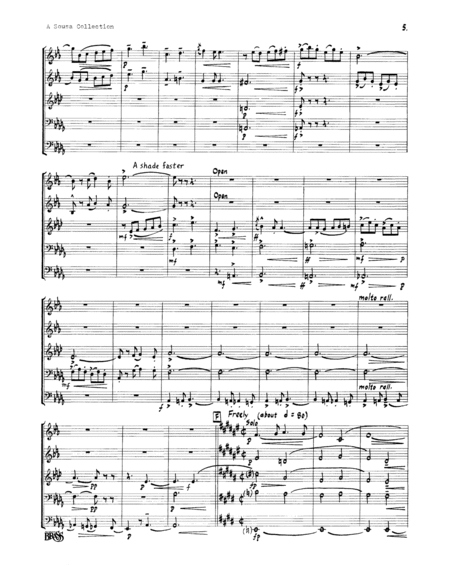 A Sousa Collection - Full Score