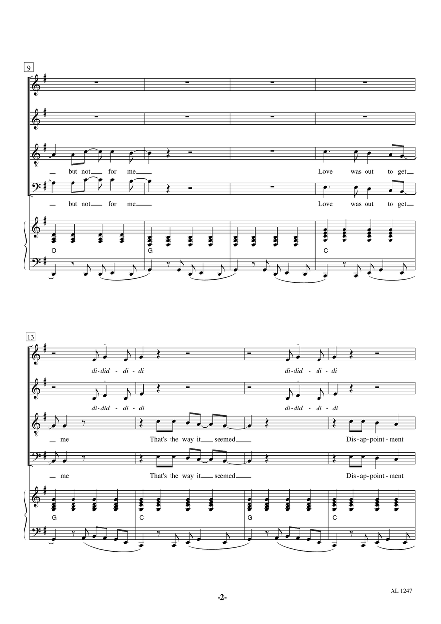 I'm A Believer 4-Part scores gallery preview page 2