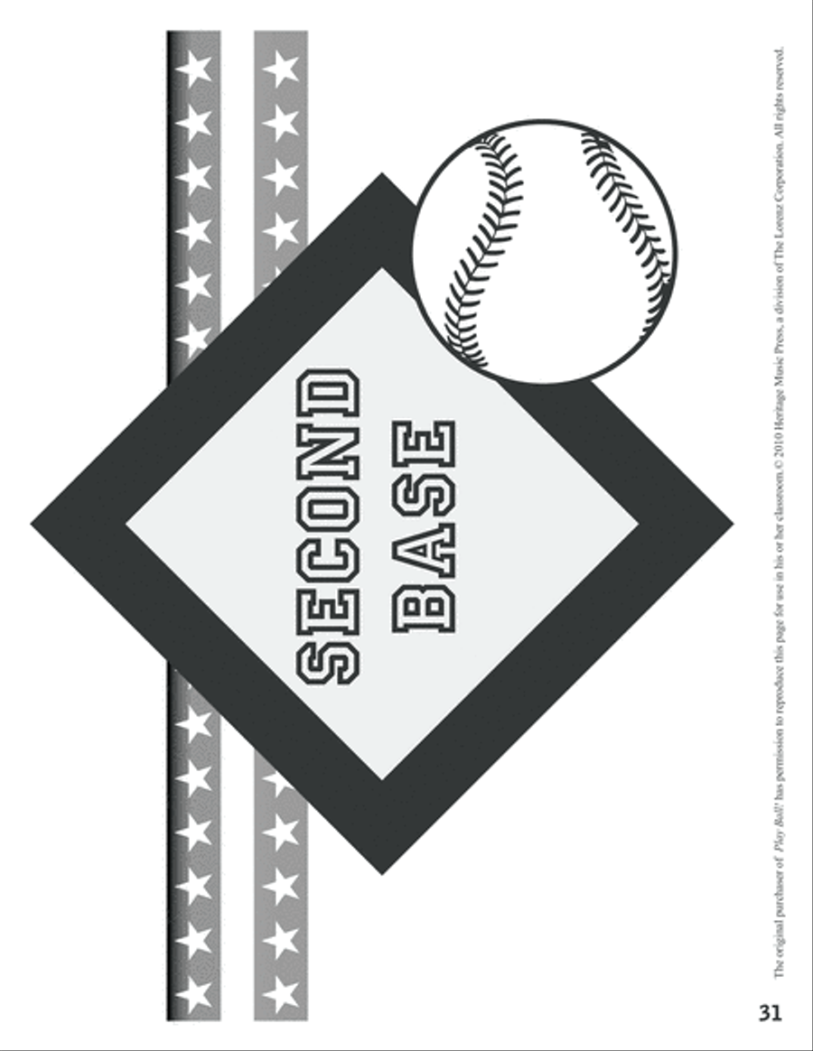 Play Ball! Unison Choir scores gallery preview page 32