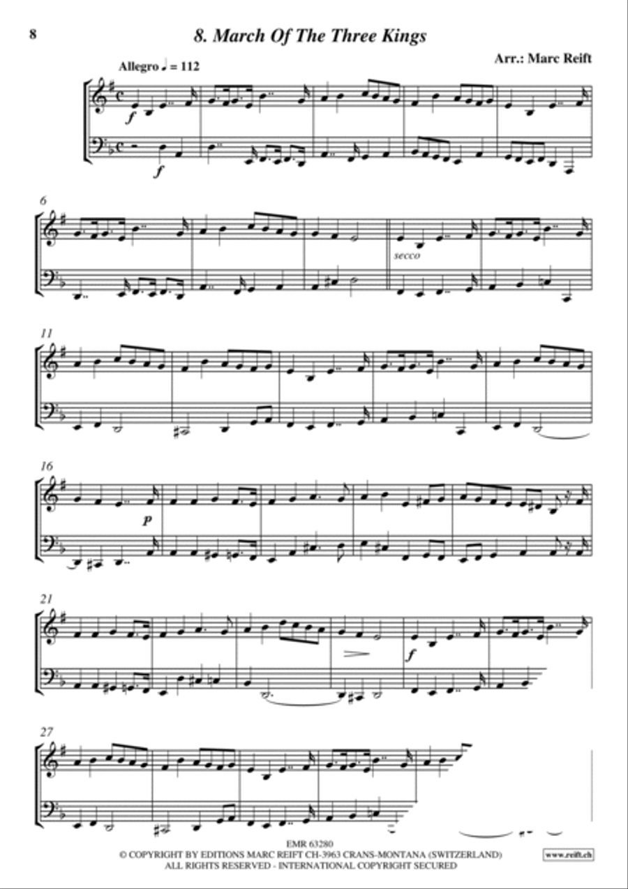 35 Easy Christmas Duets Cornet scores gallery preview page 8