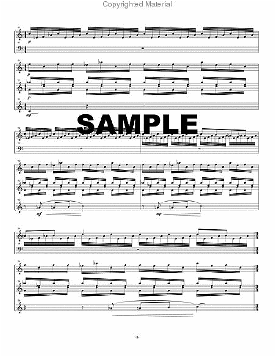 Timeless Percussion Ensemble scores gallery preview page 4