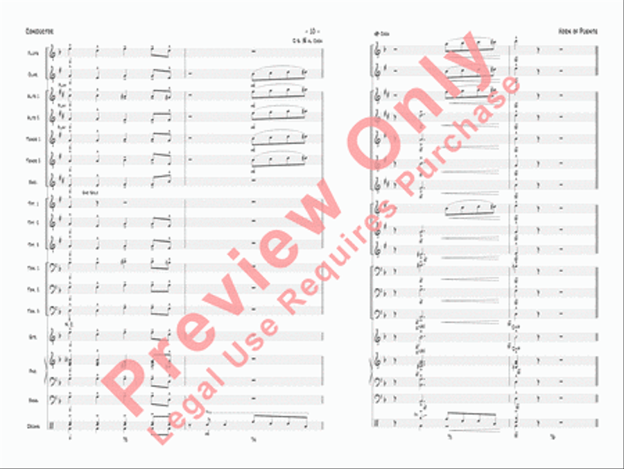Horn of Puente Horn of Puente Jazz Ensemble scores gallery preview page 13