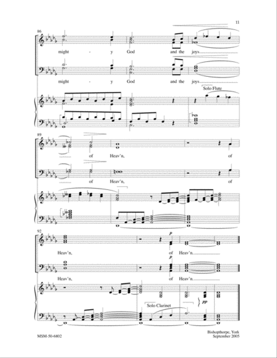 The Saints of God Divisi scores gallery preview page 7