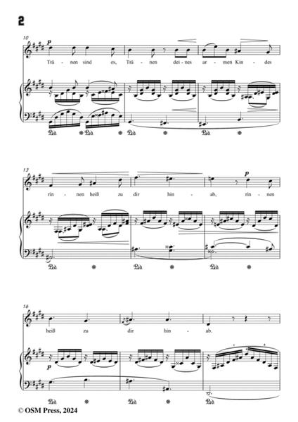 A. Jensen-Nicht der Tau und nicht der Regen,Op.30 No.3,in c sharp minor