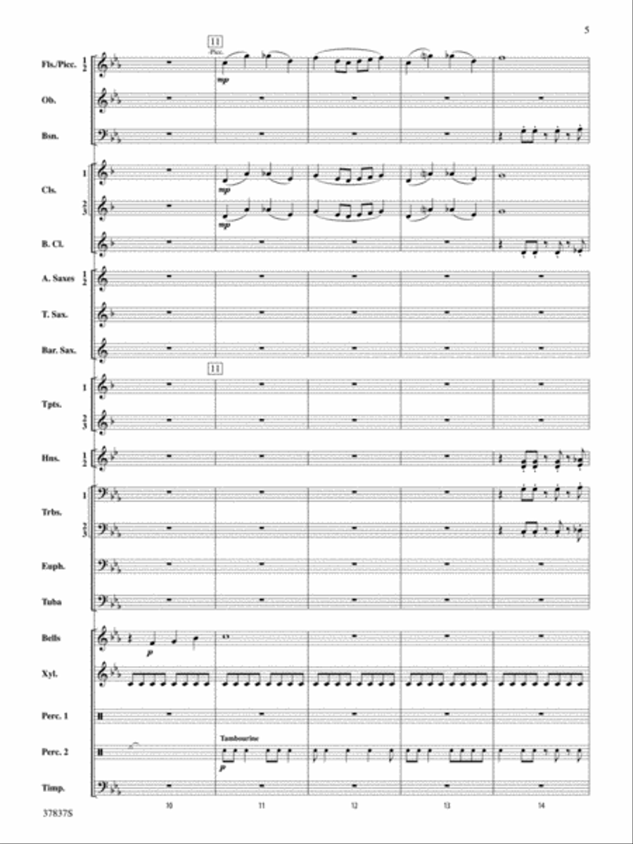 Scramble: Score Concert Band scores gallery preview page 5