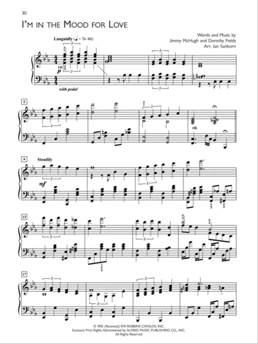 Popular Performer -- 1930s Piano Solo scores gallery preview page 4