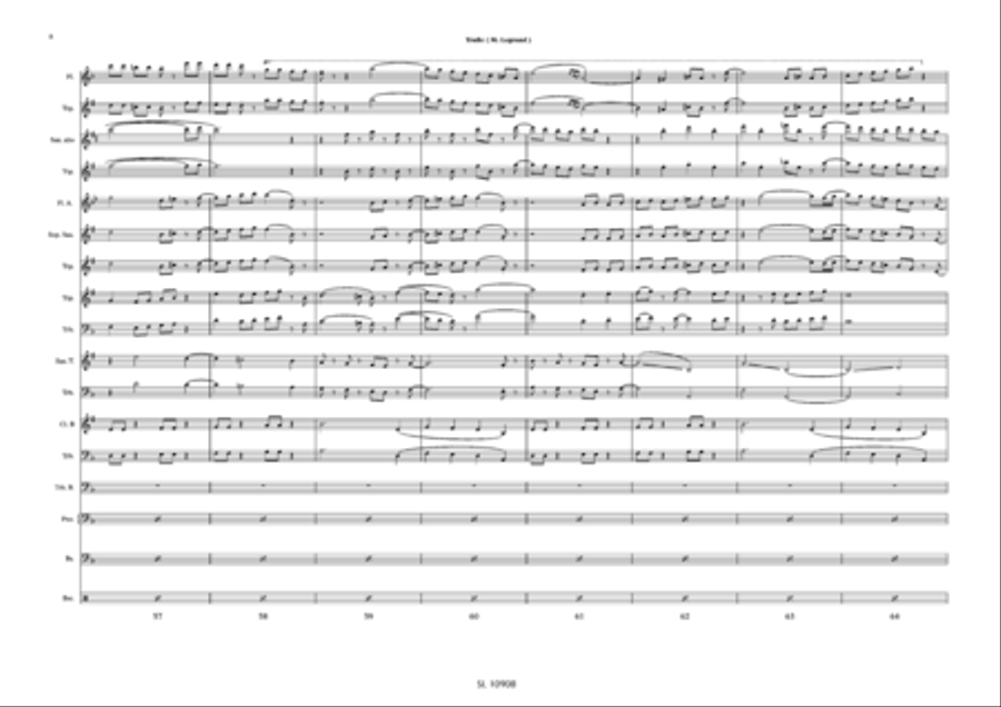 Trafic Jazz Ensemble scores gallery preview page 9