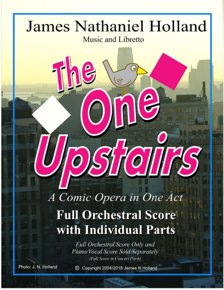 The One Upstairs, A Comic Opera in One Act, Full Orchestral and Individual Parts