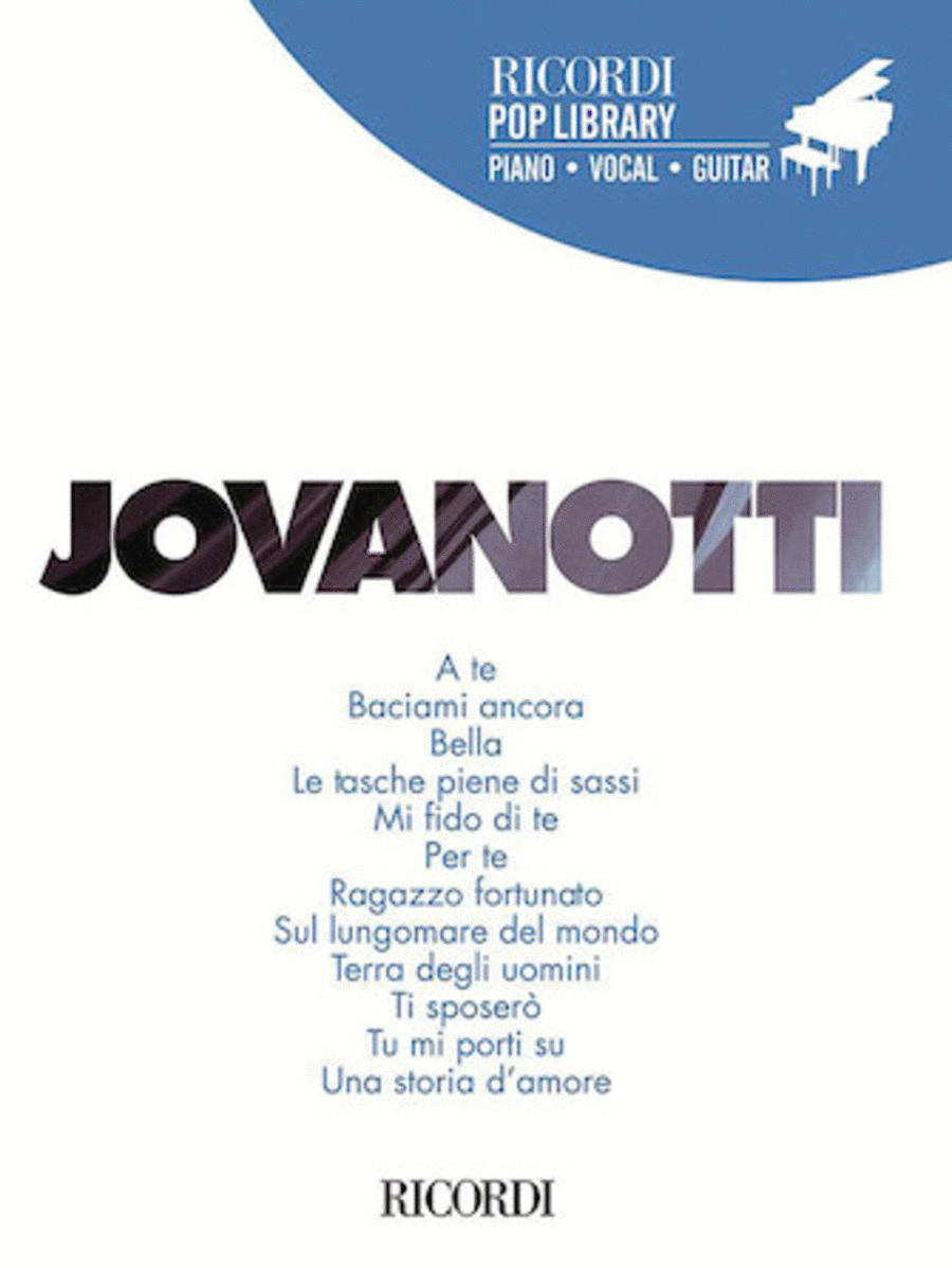 Jovanotti Piano, Vocal, Guitar scores gallery preview page 1