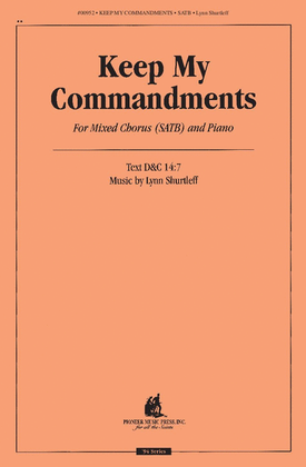 Book cover for Keep My Commandments - SATB