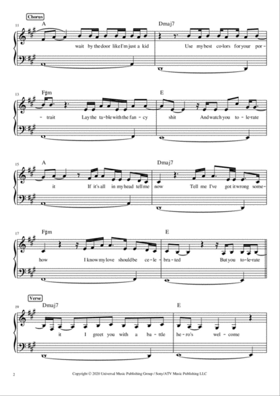 Tolerate It Voice scores gallery preview page 2