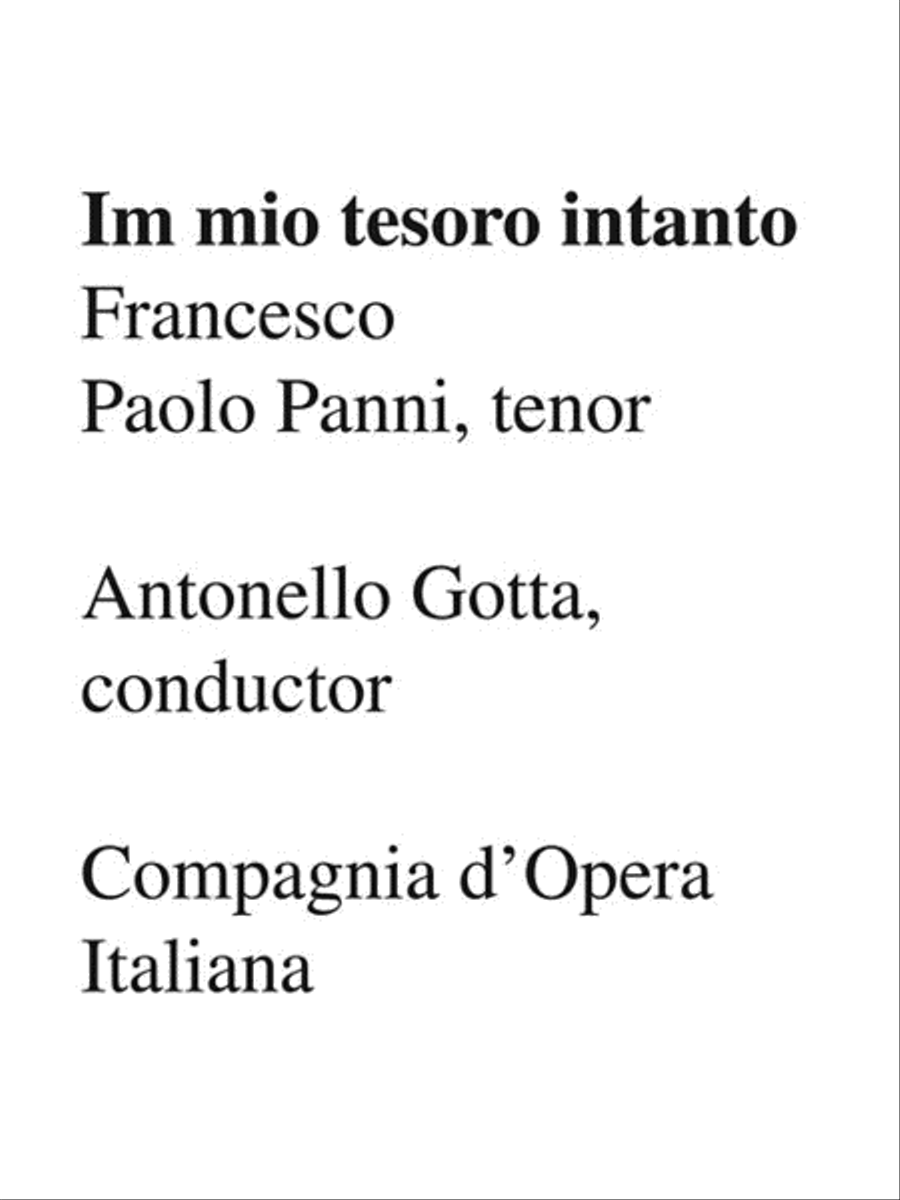 Mozart Arias for Tenor Voice Solo scores gallery preview page 6