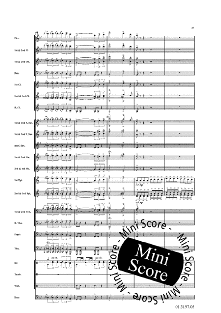 Joy Ride Concert Band scores gallery preview page 27