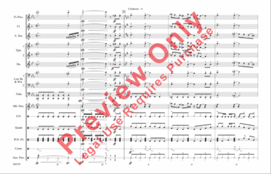 Soul Man Marching Band scores gallery preview page 7