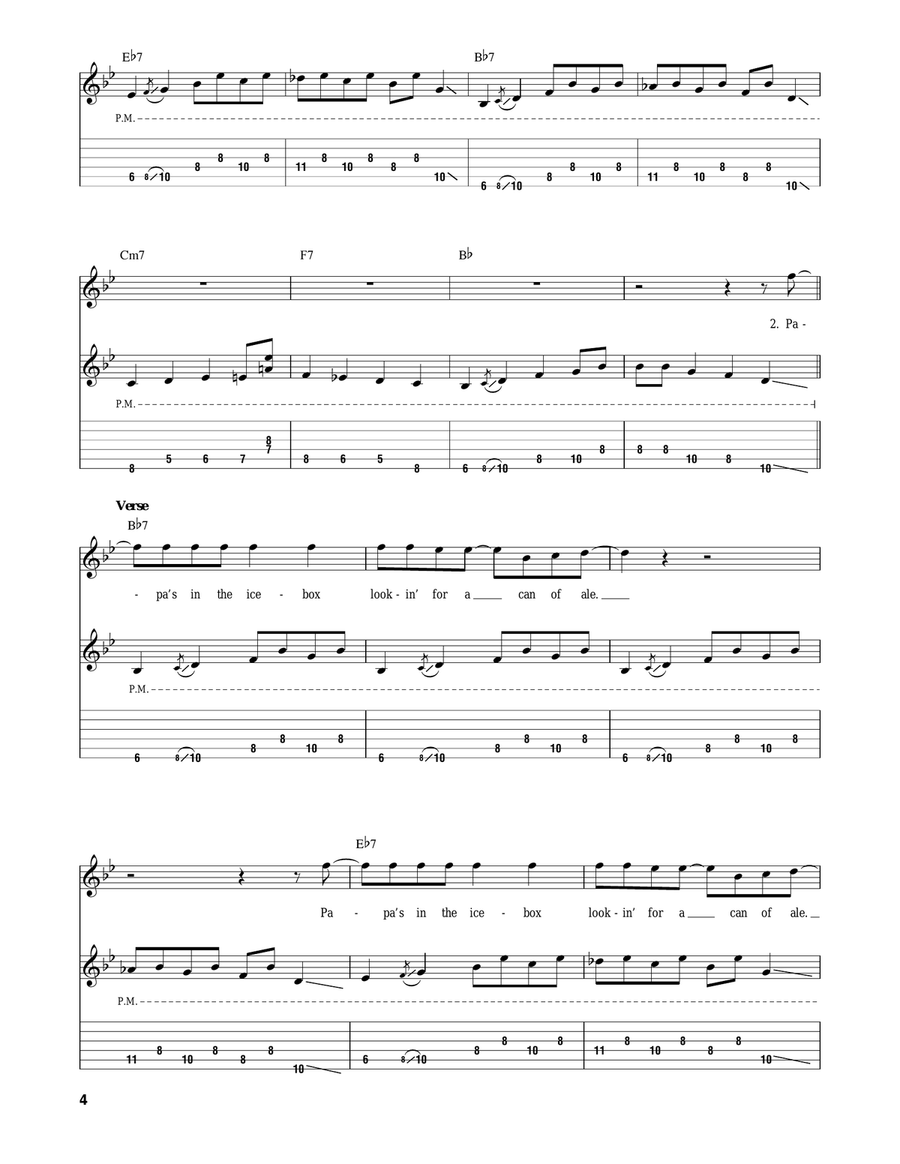 Jump, Jive An' Wail Acoustic Guitar scores gallery preview page 4