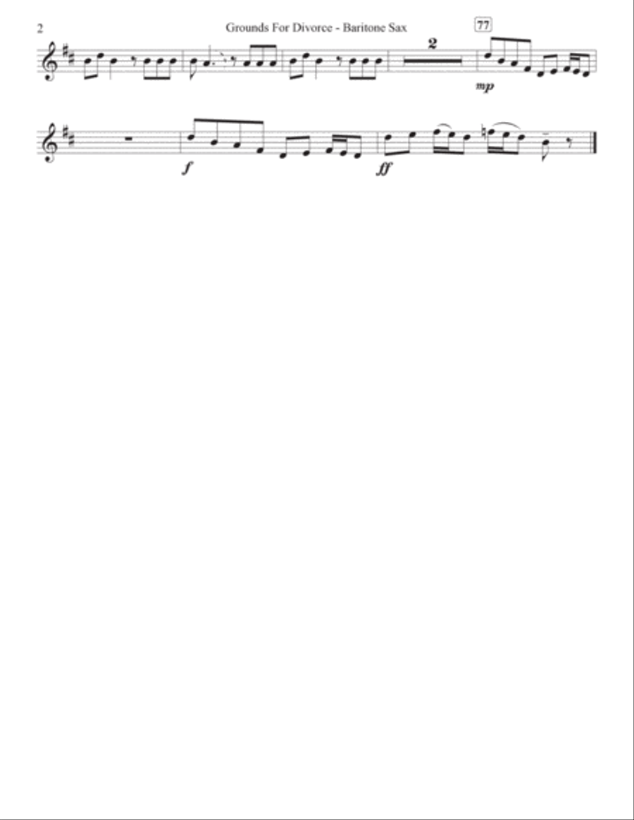 Grounds For Divorce Grounds For Divorce Jazz Ensemble scores gallery preview page 6