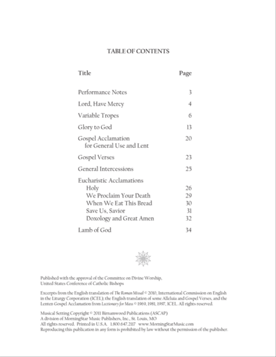 Centennial Mass Centennial Mass Choir scores gallery preview page 2