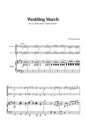 Felix Mendelssohn - Wedding March (G major) (for Trombone and Bassoon)