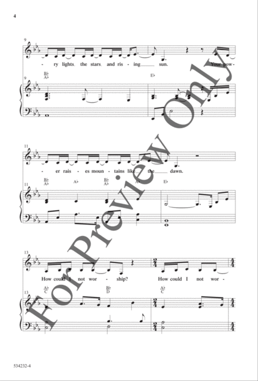 Can't Stop My Hallelujahs - Anthem Choir scores gallery preview page 3