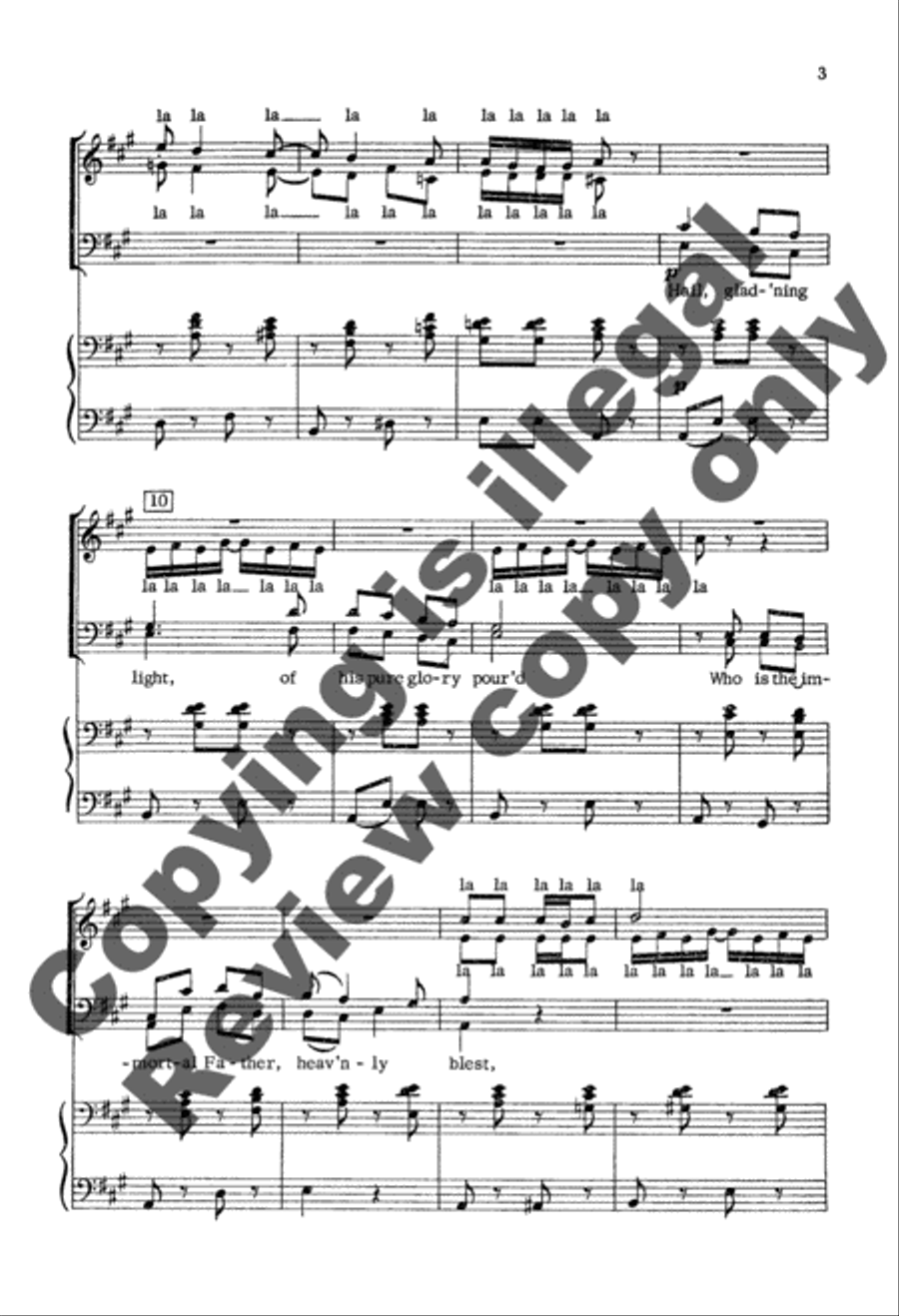 Hail Gladdening Light Hail Gladdening Light 4-Part scores gallery preview page 10