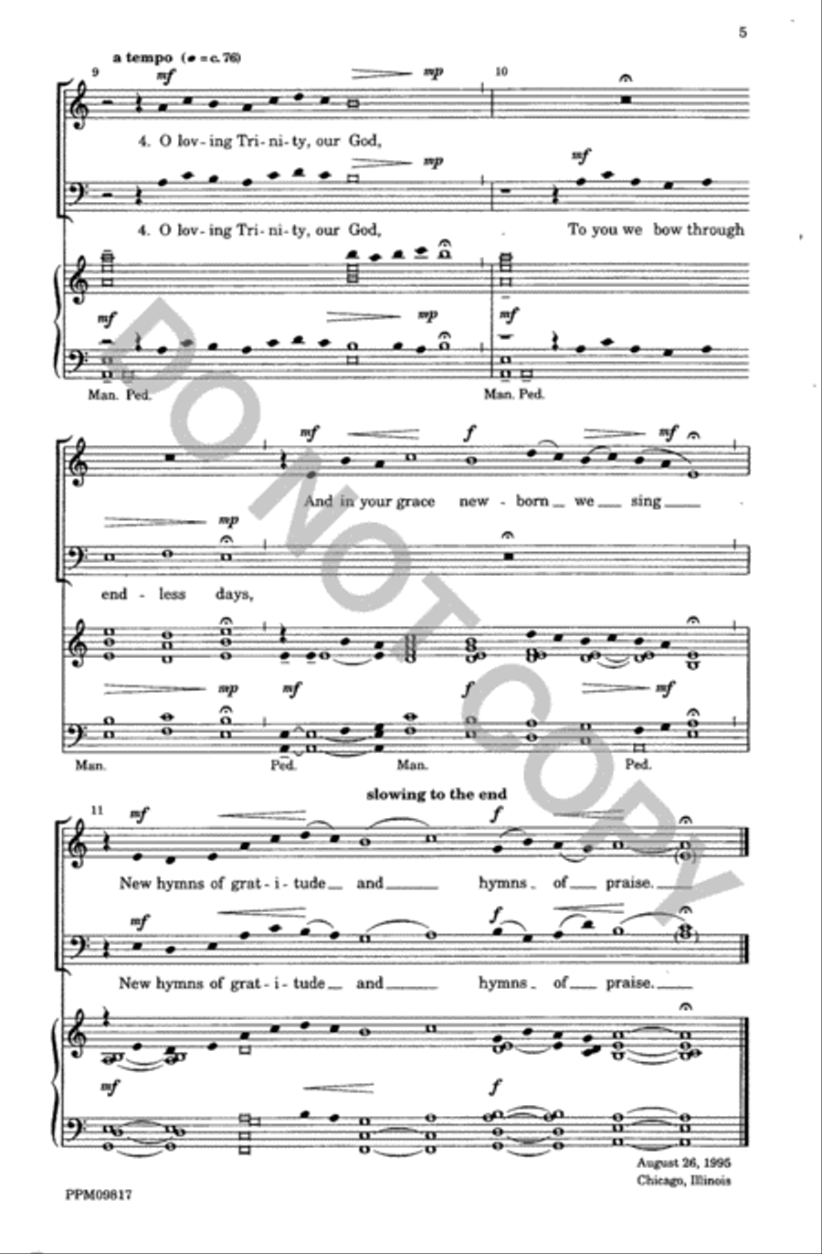 O Sun of Justice 2-Part scores gallery preview page 6