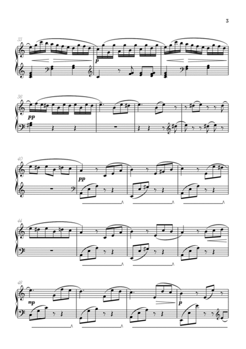 Beethoven • Für Elise / Pour Elise • piano sheet music image number null