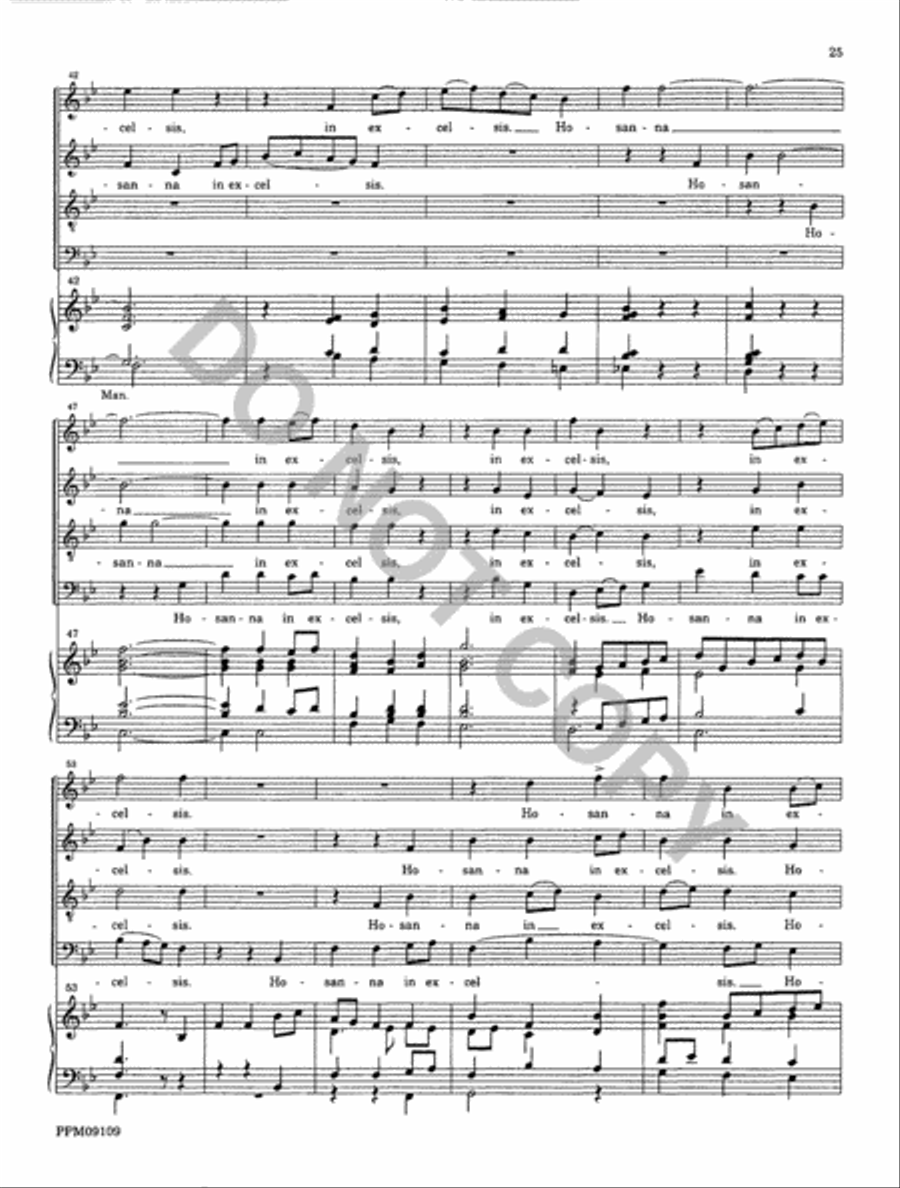 Missa Matris Dei 4-Part scores gallery preview page 26