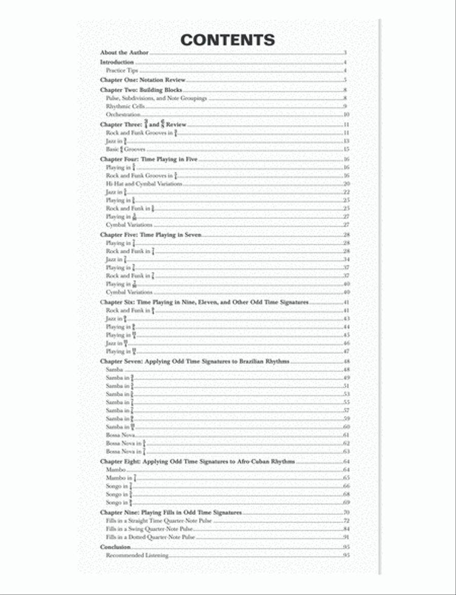 Drummer's Guide to Odd Time Signatures Drum Set scores gallery preview page 2