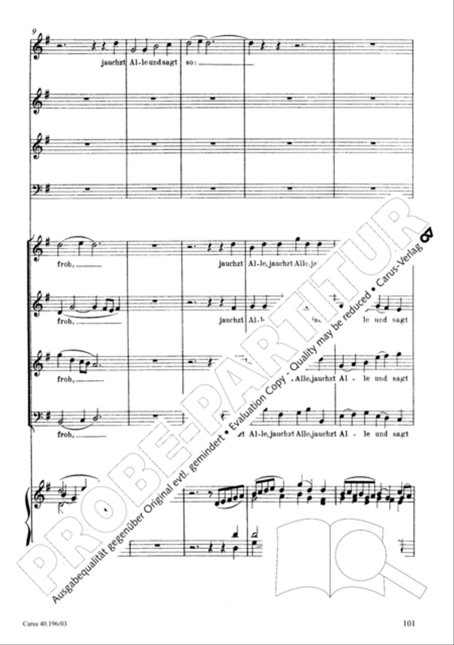Die Geburt Christi SSA scores gallery preview page 102