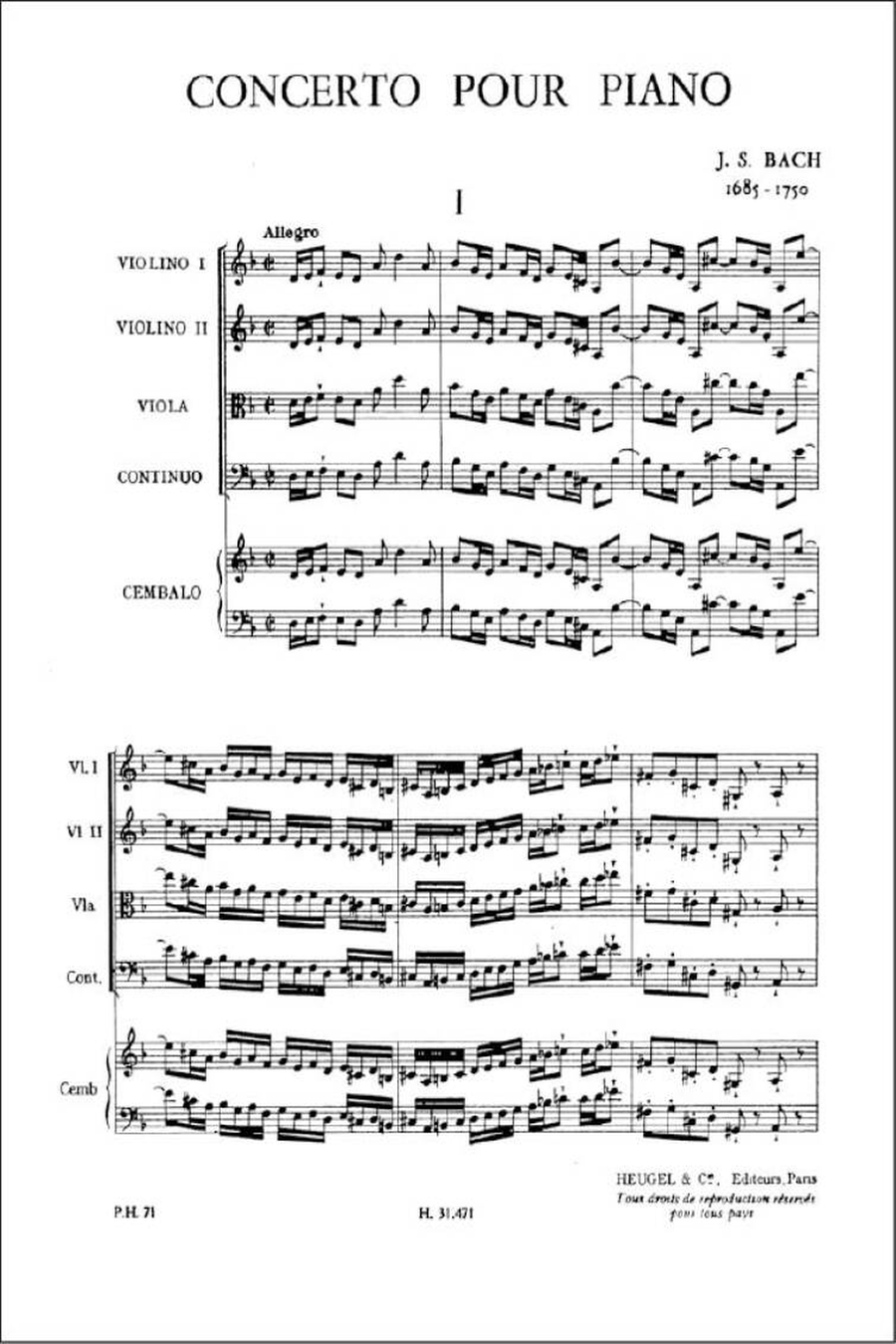 Concerto Piano Re Mineur Concerto Piano Re Mineur Orchestra scores gallery preview page 2