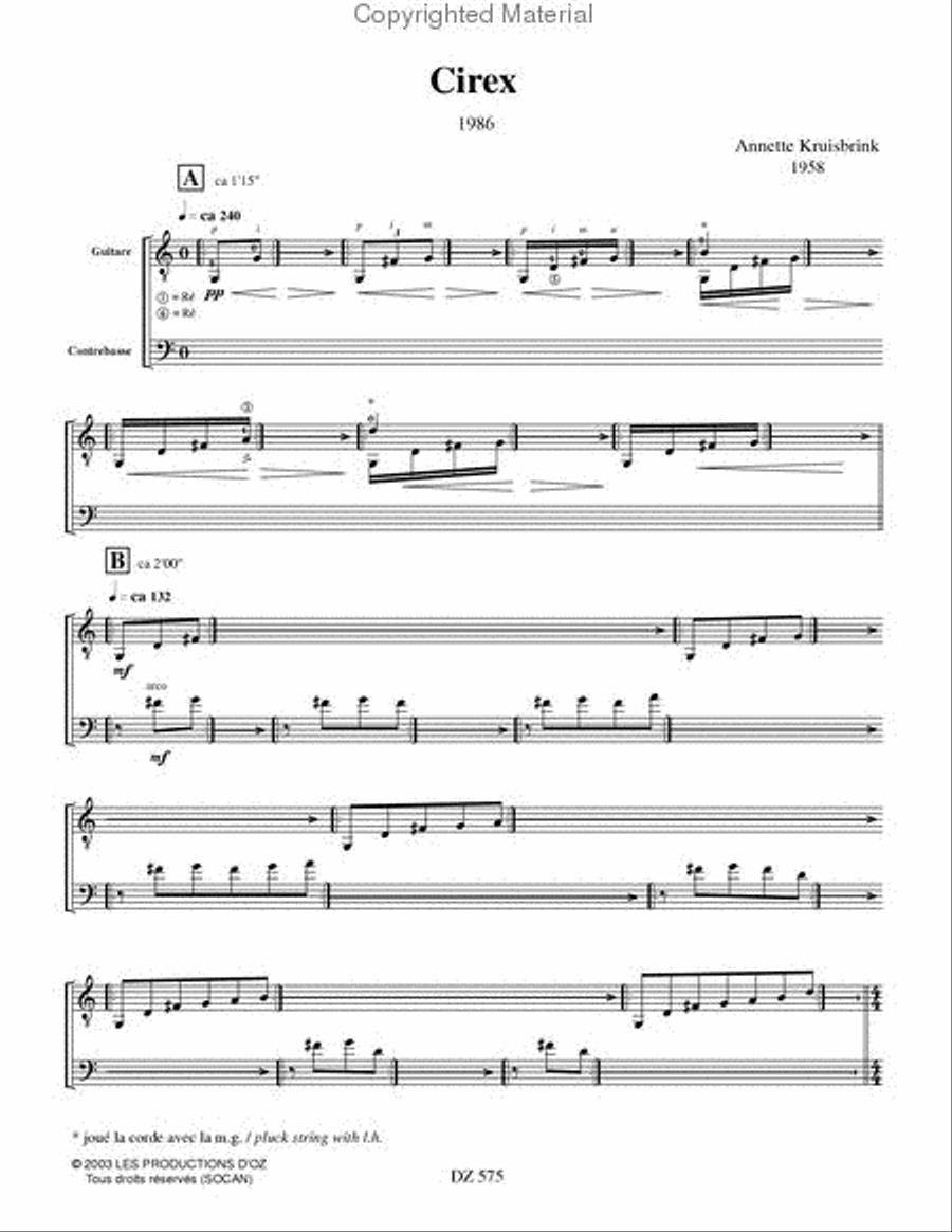 Cirex Cirex Double Bass scores gallery preview page 2