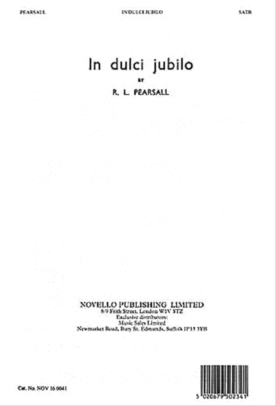 In Dulci Jubilo In Dulci Jubilo 4-Part scores gallery preview page 1
