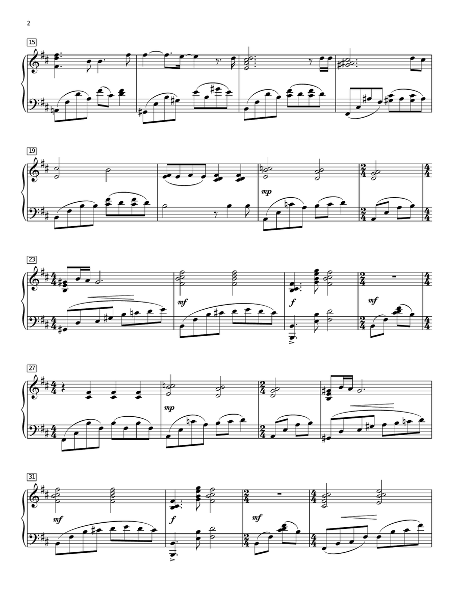 Exit Music (For A Film) Piano Solo scores gallery preview page 2
