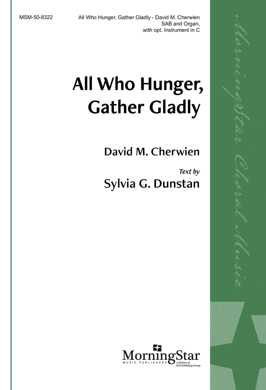 All Who Hunger, Gather Gladly 3-Part scores gallery preview page 1