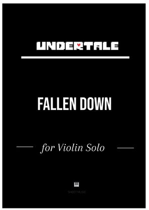 Book cover for Fallen Down