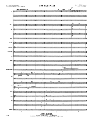 Book cover for The Holy City (arr. Mark Hayes) - Full Score