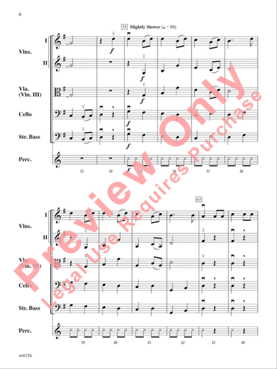 Glorious Sight String Orchestra scores gallery preview page 7