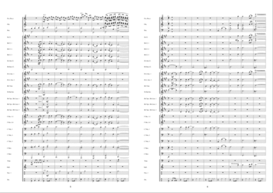 The Billy Joel Songbook Fanfare Band scores gallery preview page 4