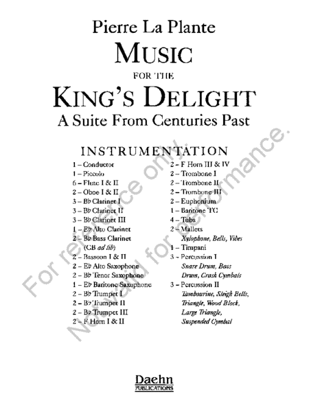Music for the King’s Delight image number null